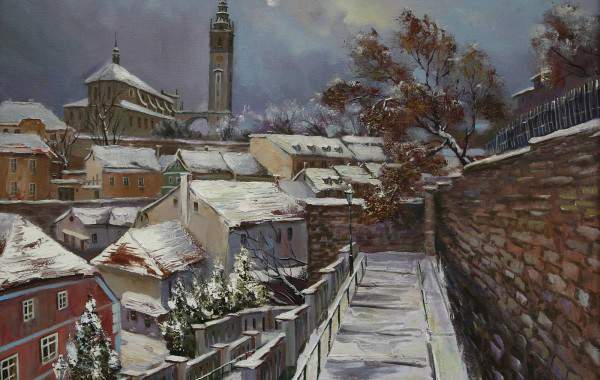 Máchovy schody v Litoměřicích