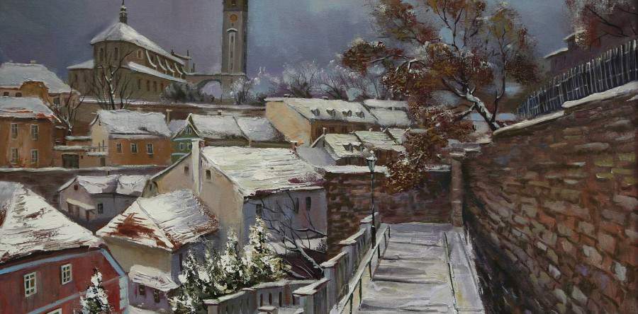 Máchovy schody v Litoměřicích