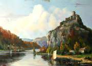 Pohled na Střekov dávno