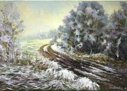 Mrazivo. Zimní krajina