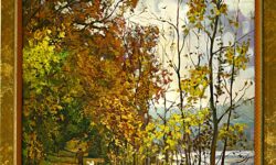 Polabí u Prackovic na podzim