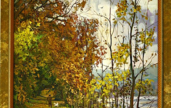 Polabí u Prackovic na podzim