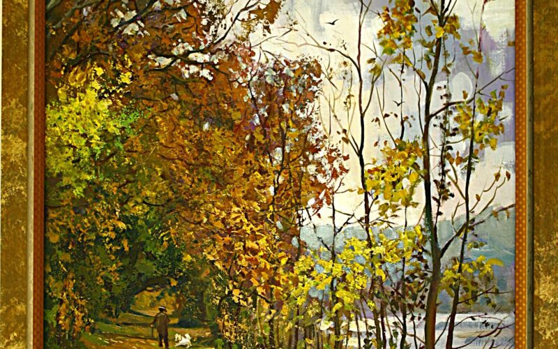 Polabí u Prackovic na podzim